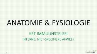 Interne nietspecifieke afweer [upl. by Elaen]