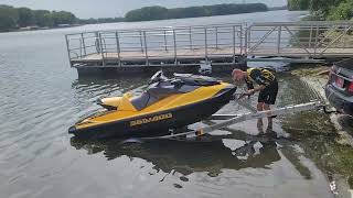 SEA DOO GTR 230 first time launch 2023 [upl. by Obbard]