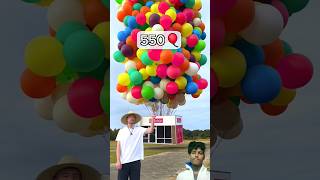 Aik dukan ko hawa main udane ke liya kitne balloon lagega shorts mrbeast [upl. by Tessy]