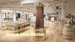 Preview 2 Tage vor dem Opening des Eataly Munich  Schrannenhalle am Viktualienmarkt München [upl. by Watts546]