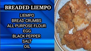 BREADED LIEMPO  PRITONG LIEMPO [upl. by Brynn]