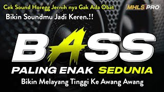 DJ FULL BASS TERBARU 2024 PALING ENAK SEDUNIA  DJ CEK SOUND HOREG JERNIH BIKIN MELAYANG MHLS PRO [upl. by Tris463]