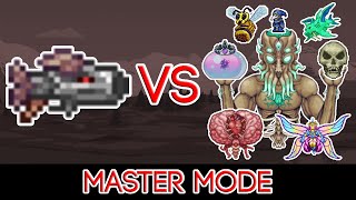 Terraria 142  Piranha Gun vs ALL Bosses Master Mode [upl. by Etnaihc]