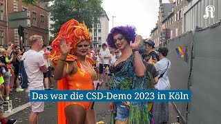 Das war die CSDParade 2023 in Köln [upl. by Murage915]