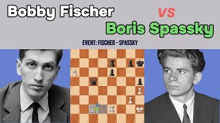 Chess Game Recap Bobby Fischer vs Boris Spassky  Sicilian Defense Taimanov Szén Variation [upl. by Sofie]