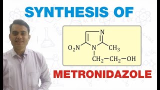 SYNTHESIS OF METRONIDAZOLE  MEDICINAL CHEMISTRY  GPAT  BPharm 6th SEMESTER [upl. by Jadda]