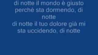 Di notte  Pierdavide Carone con testo [upl. by Parrnell392]