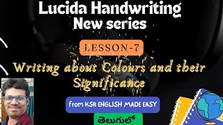 Lucida Handwriting New Series  Lesson7 [upl. by Leffert]