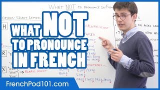 Improve Your French Pronunciation  What NOT to pronounce [upl. by Gasser]