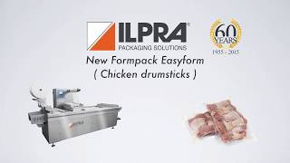 Ilpra Thermoformer  Easyform  Chicken Drumsticks packaging [upl. by Inness101]