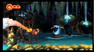 Donkey Kong Country Returns  45 Crowded Cavern [upl. by Aisayn]