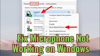 How to Fix Microphone Not Working on Windows 11 [upl. by Arin]