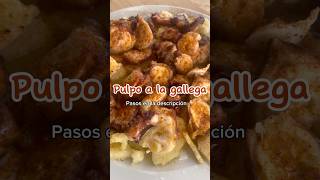 Pulpo a la gallega 🐙 food patata cooking pulpo octupus potatoes [upl. by Enyaw410]