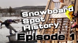 SNOWBOARD SPOT HISTORY EPISODE 1 W GARRETT MCKENZIE [upl. by Anayia]