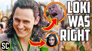 Why LOKI Was Always Right And Would Have Stopped Thanos Too  MARVEL Theory Breakdown [upl. by Rhianna309]