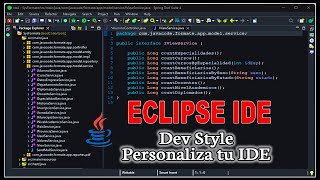 Como configurar Tema Oscuro en Eclipse IDE 2024 ✅ [upl. by Sheaff450]