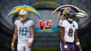 Ravens vs Chargers Statistical Breakdown Monday Night Football Week 12 [upl. by Sillert]