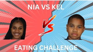 KEL and I Went Head to Head in an EPIC EATING CHALLENGE [upl. by Salta574]