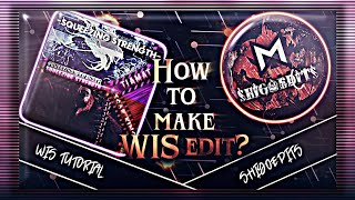 How to make WISVS edit  1v1 Edit Tutorial [upl. by Sower80]