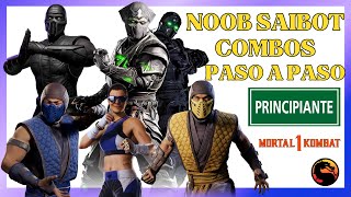 NOOB SAIBOT MK1 COMBOS  GUIA  TUTORIAL  KAMEOS [upl. by Ellac345]