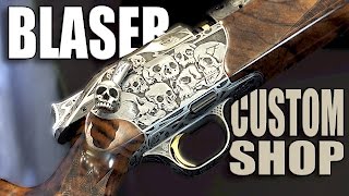 Blaser Custom Shop  Blaser R8 Master Piece Crocodile  Blaser Casino Las Vegas  IWA 2017 [upl. by Salahcin]