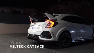 TOP 4 BEST Honda Civic Type R FK8 EXHAUST SOUND [upl. by Crandale]