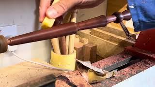 A display Spurtle made from Cocobolo rose wood [upl. by Zsazsa987]