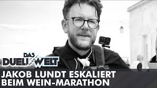 Jakob Lundt eskaliert beim WeinMarathon  4h Saufen amp Laufen  Teil1  Duell um die Welt [upl. by Tobin]