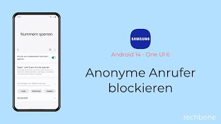 Anonyme Anrufer blockieren  Samsung Android 14  One UI 6 [upl. by Nilde]