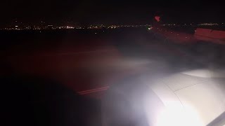 Oman Air Boeing 737 MAX 8 Night Landing in Muscat [upl. by Tychonn]