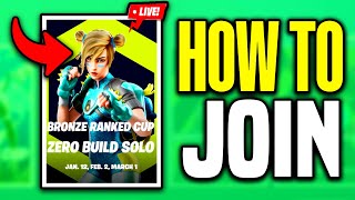 How to Join Tournaments in Fortnite 2024  Full Guide [upl. by Kalindi41]