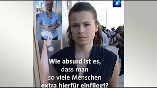 Drei Fragen an Luisa Neubauer tagesschau cop27 klimawandel [upl. by Nolyarg]