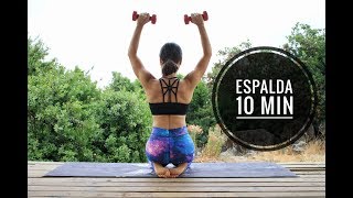 Tonifica espalda en casa en 10 min  MalovaElena [upl. by Formenti]