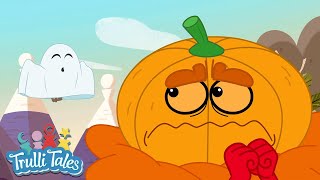 Ghost vs Pumpkin  Trulli Tales  Cartoons for kids [upl. by Owens]