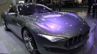 Maserati Alfieri – Dubai Motor Show 2015 [upl. by Ecinwahs973]