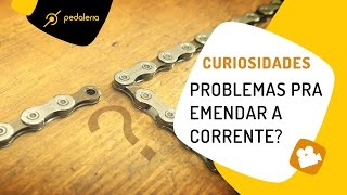 Pedaleria  Problemas pra emendar a corrente Conheça a corrente half link [upl. by Acnaiv475]