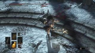 DARK SOULS 3 sellsword twinblades duel dodging parry [upl. by Ettenej]