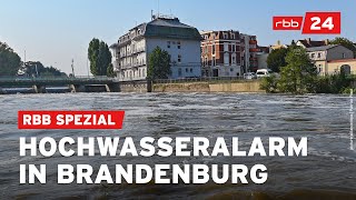 Brandenburg erwartet Hochwasser und steigende Pegel  rbb24 Spezial [upl. by Pomeroy673]