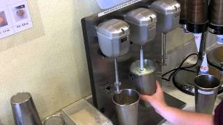 How to make large amp small shakes amp malts [upl. by Anitnas]