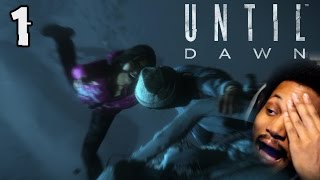 MAKING ALL THE WRONG CHOICES ALREADY  Until Dawn Part 1 [upl. by Bria]