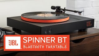 JBL Spinner BT Turntable w Bluetooth aptX HD  BEST BEGINNER VINYL RECORD PLAYER 🤔 [upl. by Clemen]