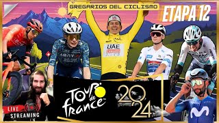 🔴EN VIVO Etapa 12🔥TOUR DE FRANCIA 2024  GAVIRIA POGACAR EGAN BERNAL CARAPAZ BIUTRAGO TEJADA [upl. by Schlosser]