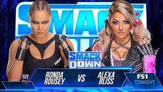 Ronda Rousey Vs Alexa Bliss  WWE SmackDown [upl. by Otnicaj]