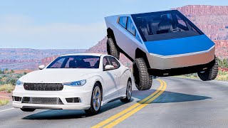 High Speed Traffic Car Crashes 165  BeamNG Drive  CrashBoomPunk [upl. by Notterb]