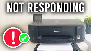 How To Fix Canon Printer Not Responding  Full Guide [upl. by Ttreve321]