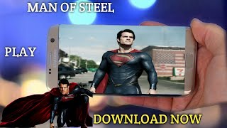 Download man of steel game free on android devise mod apkdata [upl. by Truitt242]