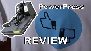 PowerPress industrial sublimation heat press review 2021 [upl. by Yhtamit]