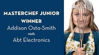 MasterChef Junior Champion Addison OstaSmith At Abt Electronics [upl. by Edaj802]