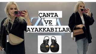 ZARA SS24 ÇANTA VE AYAKKABILAR  VLOG [upl. by Nolyar82]