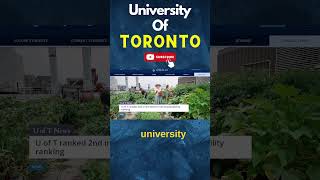 Top University of Canada  University of Toronto 2024 UofT [upl. by Hairahs]